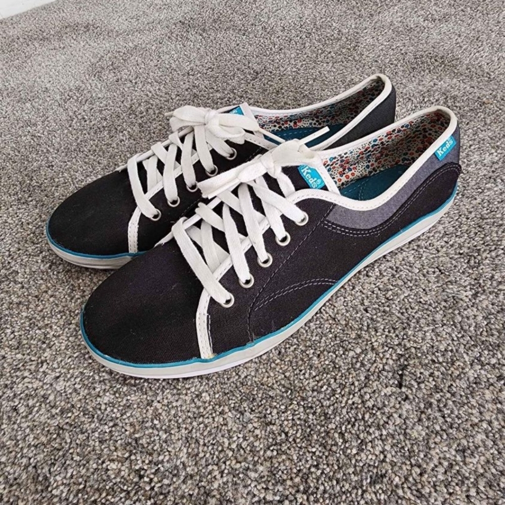 Keds black sneakers women's 9.5